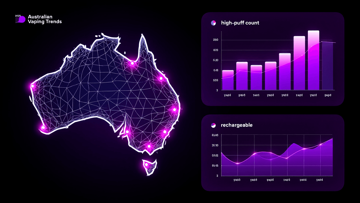 Australian vape trend data chart 2025