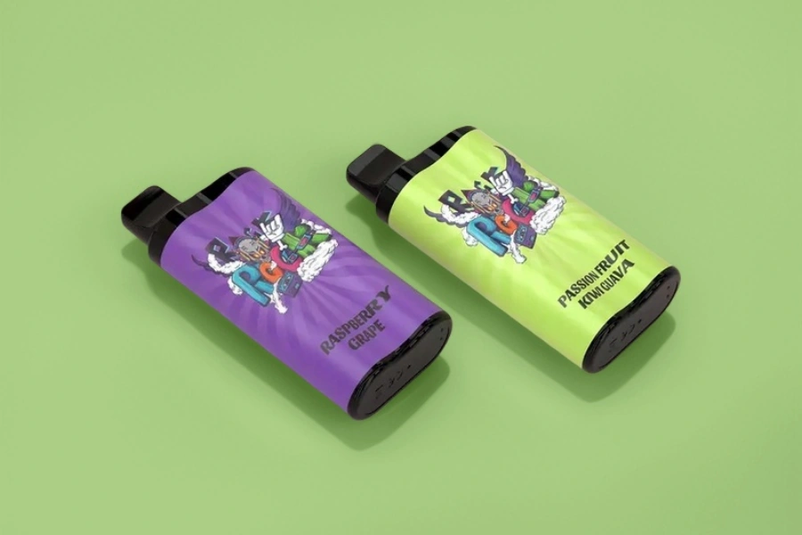 An infographic showing the main ingredients of an IGET Bar: Propylene Glycol (PG), Vegetable Glycerin (VG), nicotine salts, and food-grade flavourings.