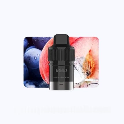 IGET BAR PLUS POD GRAPE PEACH ICE 6000 Puffs