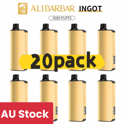 Alibarbar Ingot 9000 puffs-20 pack Multiple flavors(Ship from Sydney)