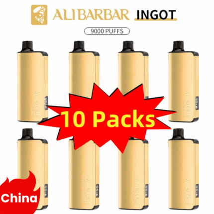 Alibarbar Ingot 9000 puffs-10 pack Multiple flavors(Ship from China)