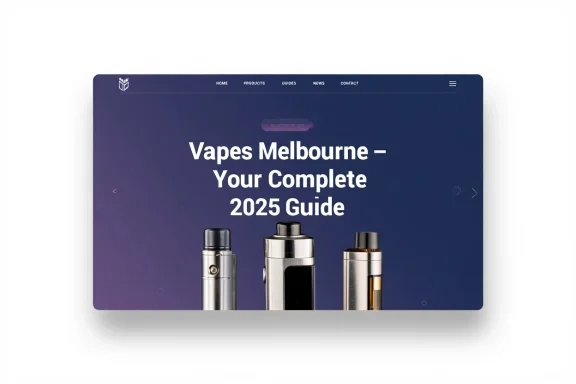 Vapes Melbourne – Your Complete 2025 Guide