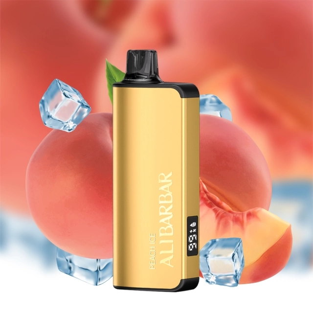 alibarbar vape nicotine content australia peach ice ingot 9000