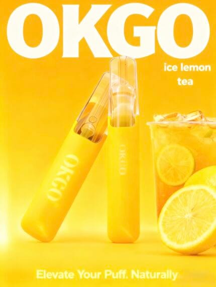 OKGO 6500 Puffs Ice Lemon tea