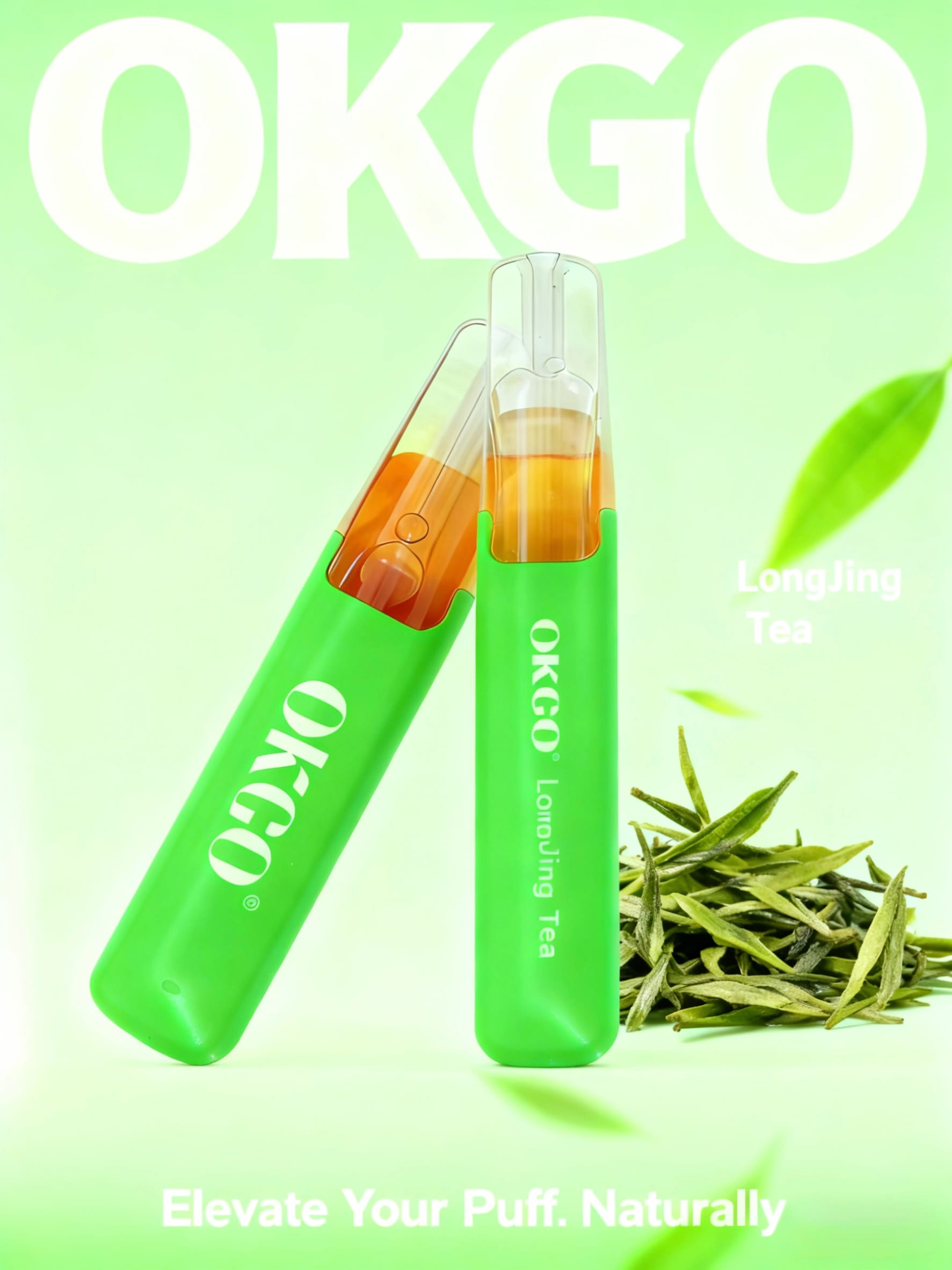 OKGO 6500 Puffs Long Jing Tea OKGO 6500 Puffs Long Jing Tea