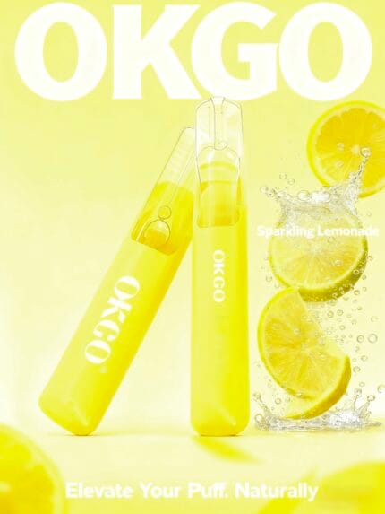 OKGO 6500 Puffs Sparkling Lemonade