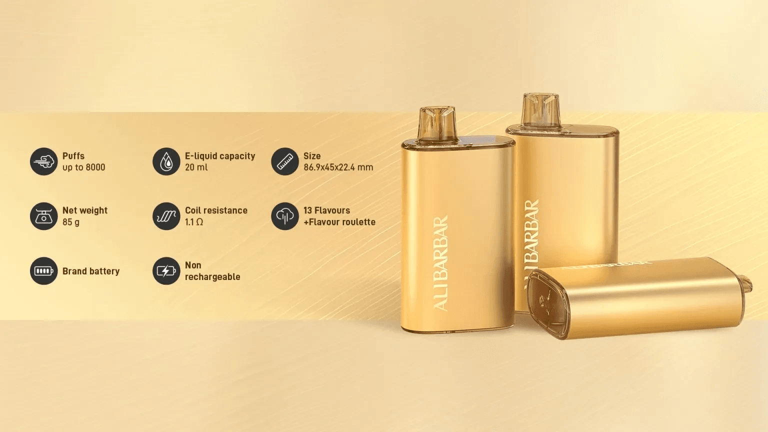 what is vaping comparison chart of disposable tiers