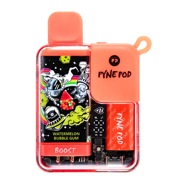 gunnpod air review device exploded view showing battery, coil and mouthpiece layout