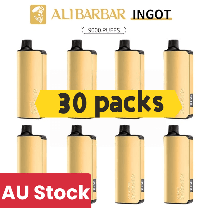 Alibarbar Ingot 9000 puffs-30 pack Multiple flavors(Ship from Sydney)