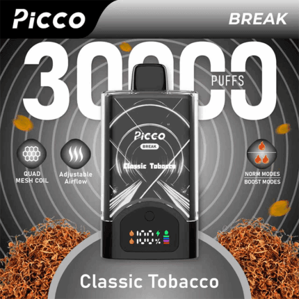 Picco Break 30000 Puffs – Classic Tobacco